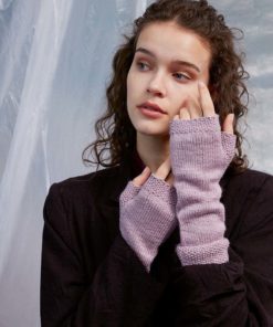 Strickset Fingerlose Handschuhe aus Classic Silk von Lang Yarns