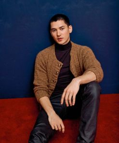 Strickset Jacke Top Down aus Baby Lama von Lang Yarns