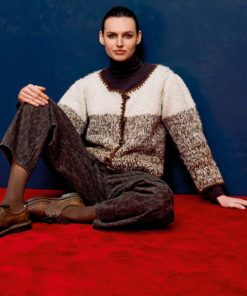 Strickset Kurze Jacke Top Down aus Baby Lama von Lang Yarns