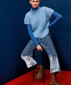 Strickset Pullunder Top Down aus Baby Lama von Lang Yarns