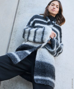Strickset Lange Jacke Aus Gigante Von Lana Grossa 3 Hw2025 Lookbook 19 Lana Grossa 9231019 M10 Mf3