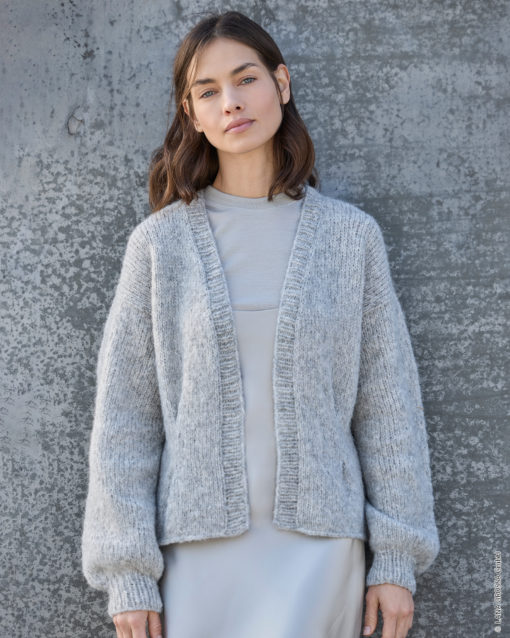 Strickset Kurze Jacke Aus Alpaca Air Ii Von Lana Grossa
