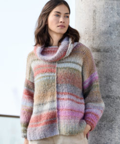 Strickset Pullover Glatt Rechts aus Gigante Multi von Lana Grossa