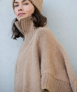 Strickset Poncho Mit Rippenmuster Aus Winter Softness Von Lana Grossa 3 Hw2025 Lookbook 19 Lana Grossa 9231019 M18 Mf3