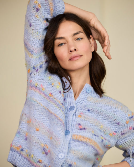 Strickset Cardigan Mit 3/4 Arm Aus Cassata Und Cool Merino Von Lana Grossa