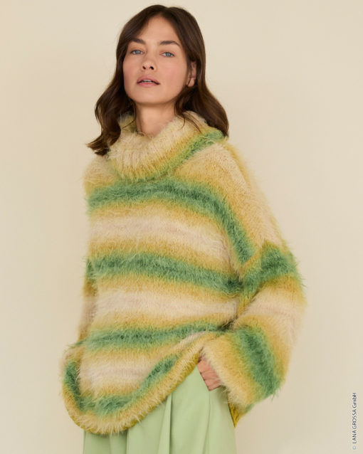 Strickset Oversize Pullover Aus Basta Mista Und Cool Merino Von Lana Grossa