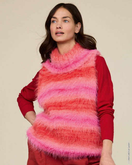 Strickset Slipover Aus Basta Mista Von Lana Grossa