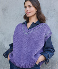 Strickset V-pullunder aus Winter Softness von Lana Grossa