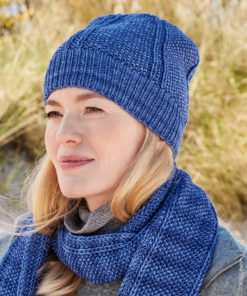 Strickset Mütze Mit Mustermix aus Cool Wool Big Vintage von Lana Grossa