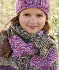 Strickset Kinder-Streifenschal Aus Vintage Chunky Von Lana Grossa 5 Hw2025 Merino Edition 04 Lana Grossa 9237314 M39 Mf3
