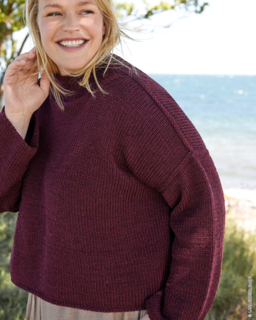 Strickset Oversize-Pullover Aus Cool Wool Superbig Mélange Von Lana Grossa