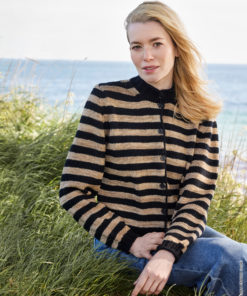 Home 91 Strickset Streifenjacke Glatt Rechts Aus Cool Wool Big Und Cool Wool Big Vintage Von Lana Grossa