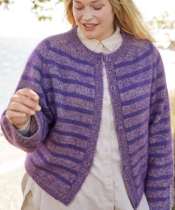 Strickset Top Down Streifenjacke Aus Merino Superiore Und Silkhair Von Lana Grossa 5 Hw2025 Merino Edition 04 Lana Grossa 9237314 M8 Mf3