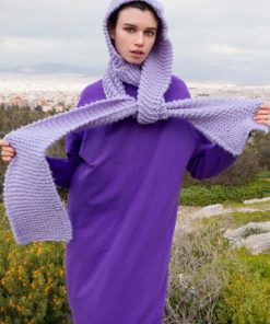 Strickset Kapuzenschal aus Fire von Lang Yarns
