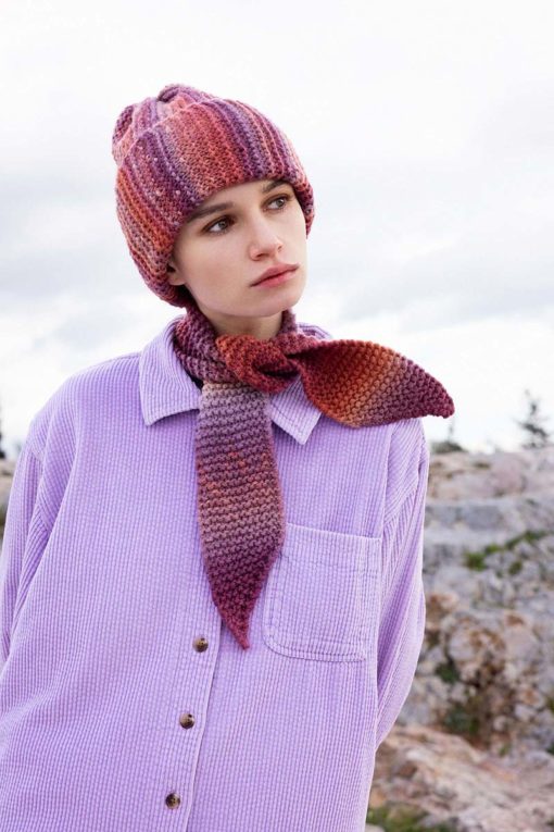 Strickset Kleiner Schal Aus Mystery Von Lang Yarns