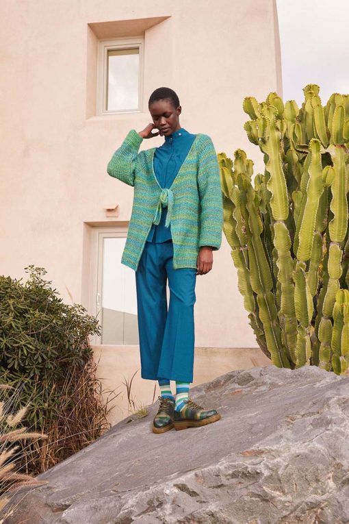 Strickset Jacke Aus Glamour Von Lang Yarns