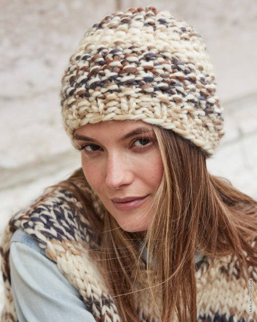 Strickset Mütze Im Perlmuster Aus Dolce Von Lana Grossa