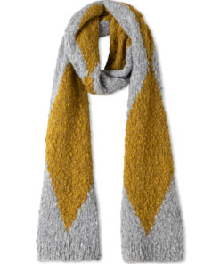 Strickset Schal Mit Rautenmuster Aus Caramella Von Lana Grossa 3 Hw2025 Filati Journal 70 Lana Grossa 9230070 M15 Mf2