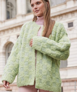 Strickset Jacke Im Jacquardmuster aus Orsetto und Lucida von Lana Grossa