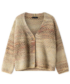 Strickset Jacke Im Hebemaschenmuster Aus Airy Und Picasso Von Lana Grossa 3 Hw2025 Filati Journal 70 Lana Grossa 9230070 M28 Mf2
