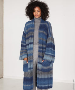 Strickset Mantel Mit Taschen aus Gigante von Lana Grossa