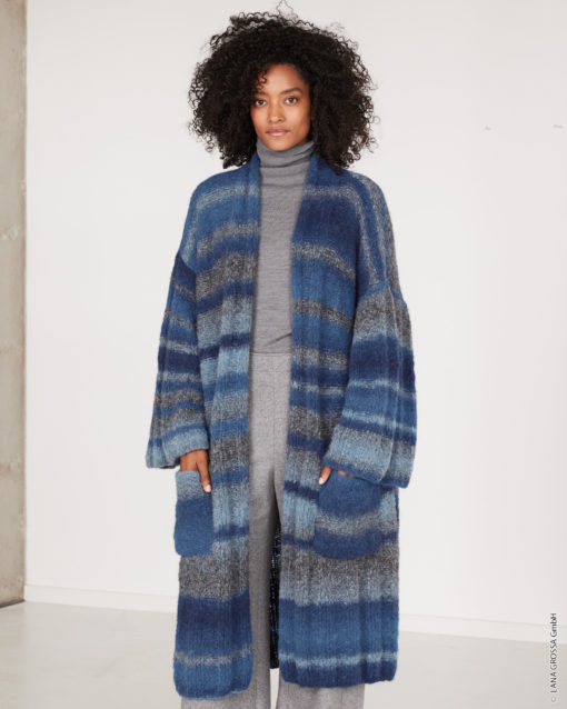 Strickset Mantel Mit Taschen Aus Gigante Von Lana Grossa