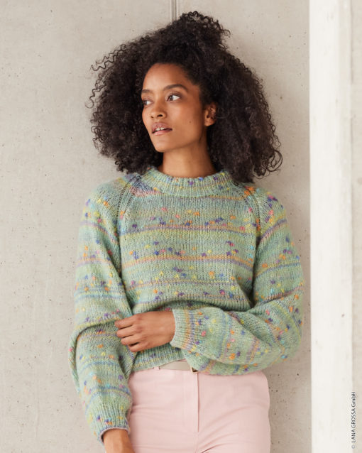 Strickset Raglanpullover Aus Cassata Von Lana Grossa