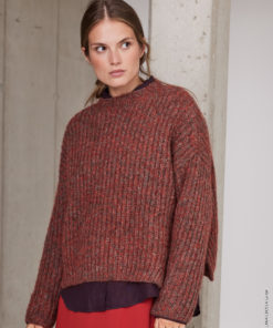 Strickset Pullover Im Halbpatent aus Alpaca Air II und Silkhair von Lana Grossa