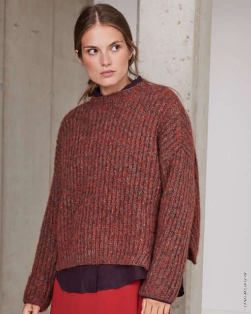 Strickset Pullover Im Halbpatent Aus Alpaca Air Ii Und Silkhair Von Lana Grossa