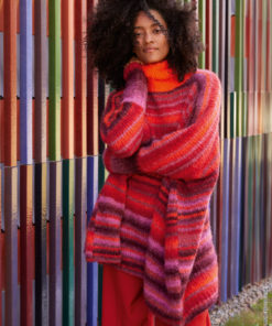 Strickset Ponchopullover aus Gigante und Basta von Lana Grossa