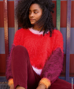 Strickset Bunter Pullover aus Basta von Lana Grossa