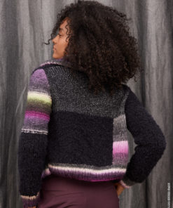 Strickset Jacke Im Materialmix Aus Lucida, Bomba Und Orsetto Von Lana Grossa 5 Hw2025 Filati Journal 70 Lana Grossa 9230070 M56 Mf3