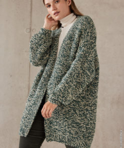 Strickset Cardigan Im Perlmuster aus Brigitte No. 2 von Lana Grossa