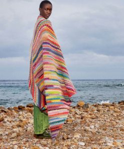 Strickset Decke gehäkelt aus Infinity von Lang Yarns