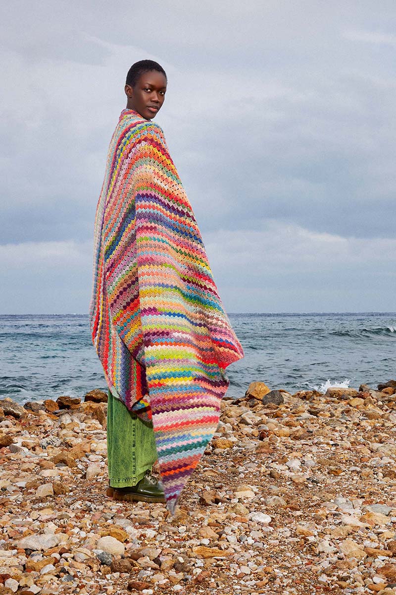 Strickset Decke Gehäkelt Aus Infinity Von Lang Yarns 1 Strickset Decke Gehäkelt Aus Infinity Von Lang Yarns