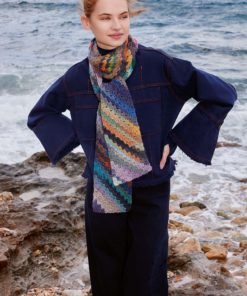 Strickset Schal gehäkelt aus Infinity von Lang Yarns