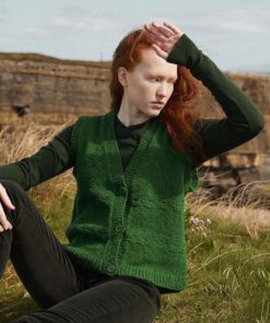 Strickset Weste aus Donegal Tweed+ von Lang Yarns