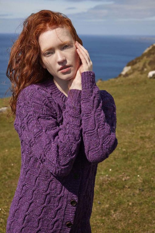 Strickset Jacke Aus Donegal Tweed+ Von Lang Yarns