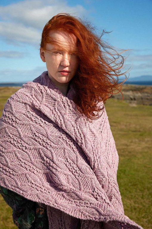 Strickset Tuch Aus Donegal Tweed+ Von Lang Yarns