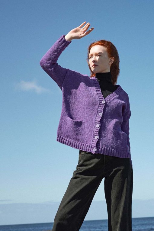 Strickset Jacke Aus Donegal Woolen Spun Von Lang Yarns