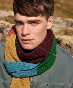 Strickset Schal Aus Donegal Woolen Spun Von Lang Yarns 5 901 087 263 D2