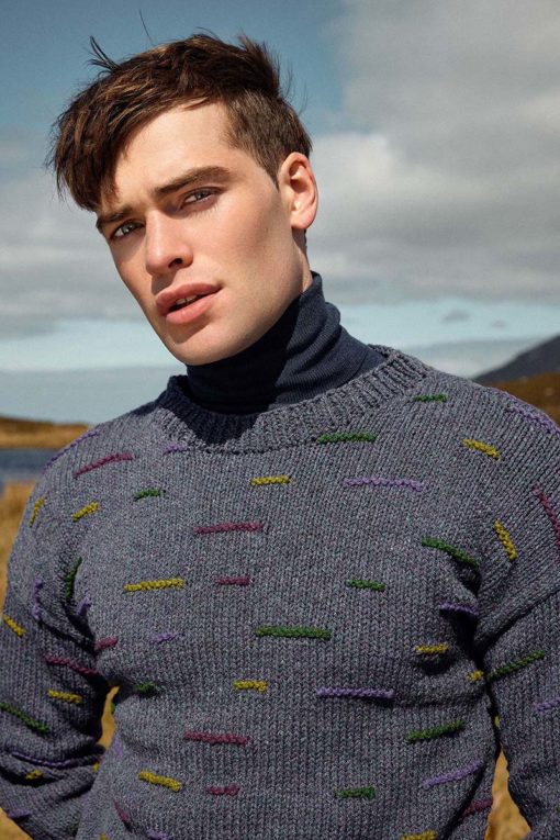 Strickset Herrenpullover Aus Donegal Woolen Spun Von Lang Yarns