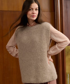 Strickset Pullunder Im Halbpatent aus Ecopuno und Silkhair von Lana Grossa