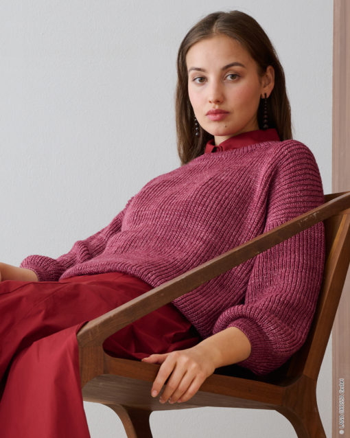 Strickset Pullover Im Halbpatent Aus Brigitte Silkdream Von Lana Grossa