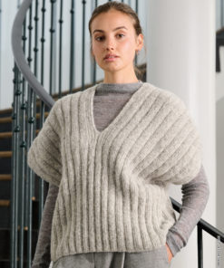 Strickset Slipover aus Airy und Glamour von Lana Grossa