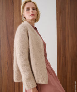 Strickset Jacke Ohne Verschluss aus Mohair Di Gio von Lana Grossa