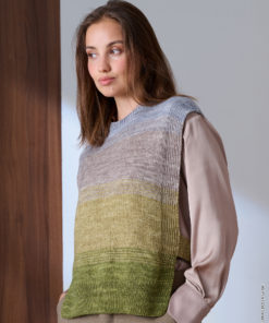 Strickset Slipover Mit Riegel aus Brigitte Silkdream von Lana Grossa