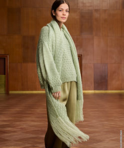 Strickset Schal Mit Fransen aus Airy von Lana Grossa