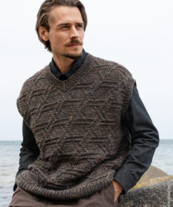 Strickset Pullunder Im Strukturmuster aus Vintage Chunky von Lana Grossa