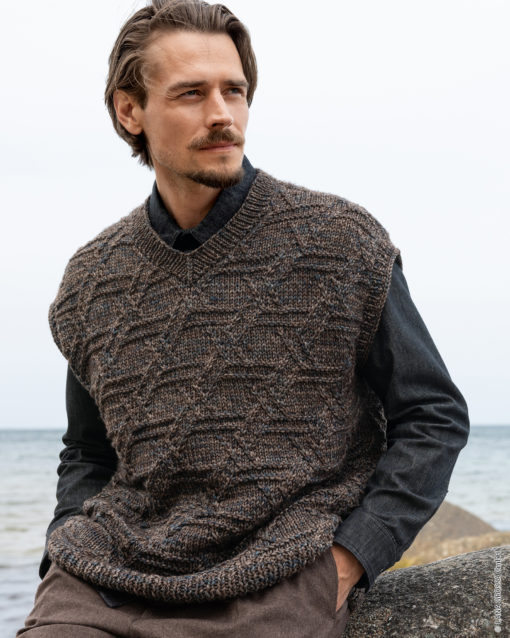 Strickset Pullunder Im Strukturmuster Aus Vintage Chunky Von Lana Grossa